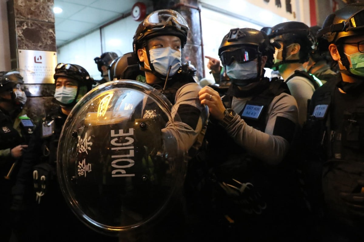 The Hong Kong police are allowed to look through an arrestee's phone, under certain conditions.