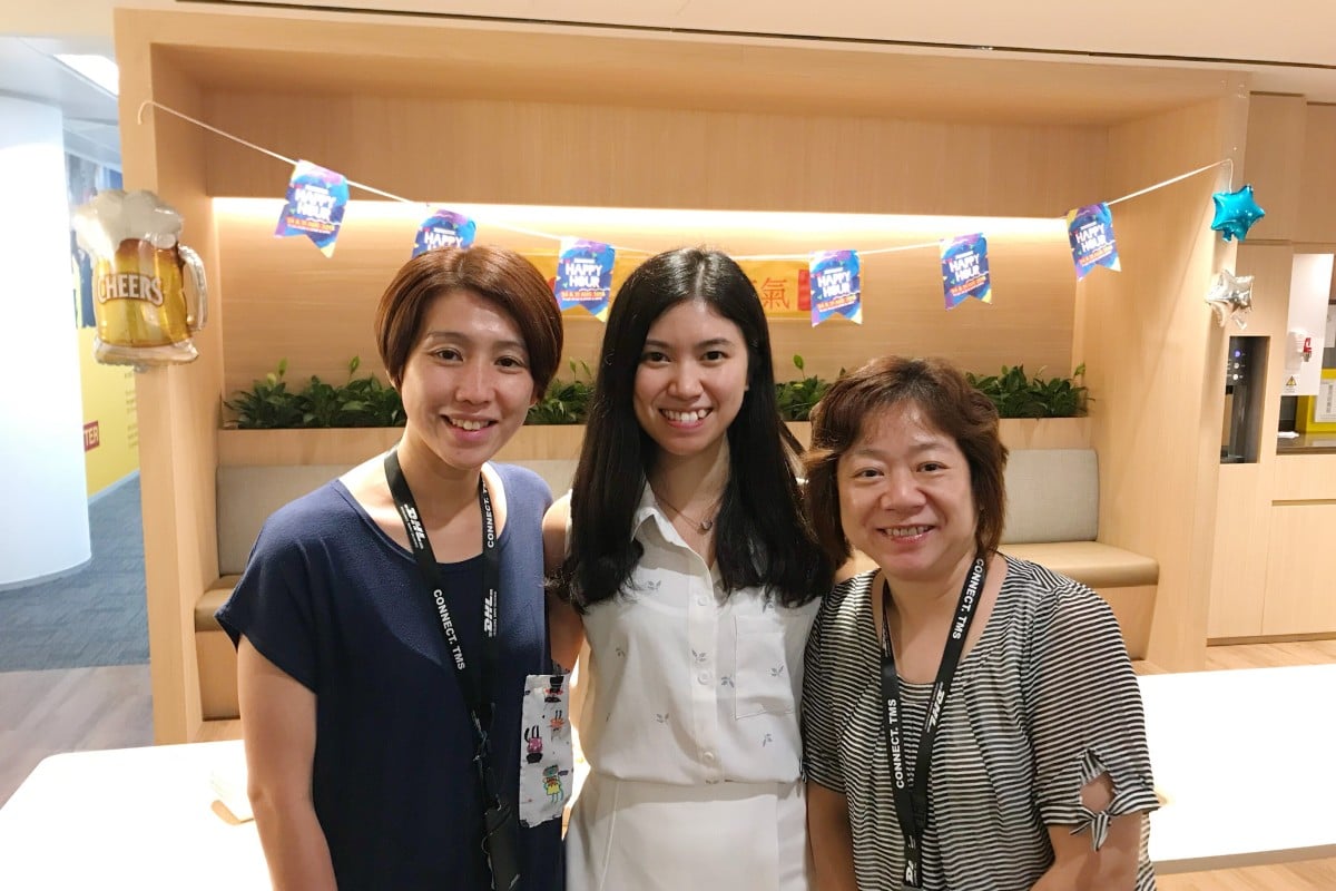 When choosing her programme, Kayla Leung (centre) was looking for one that will give her specialist knowledge