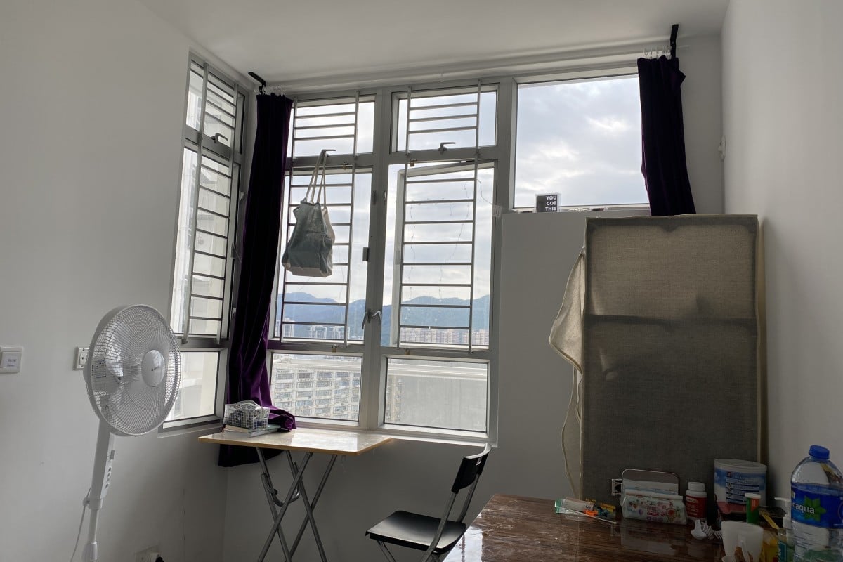 Millie's room at Cheung Yeung Estate in Fo Tan.