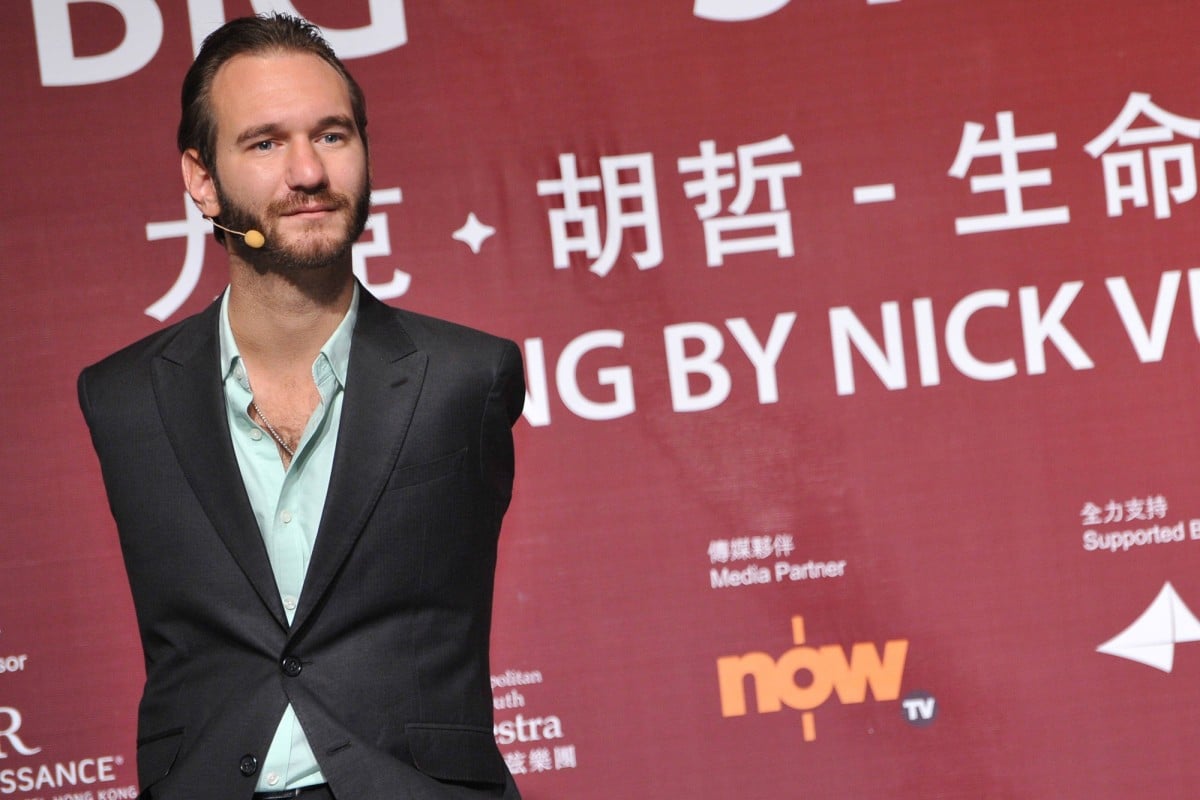 Nick Vujicic encouraged local youngsters to stand strong, dream big, and never give up.