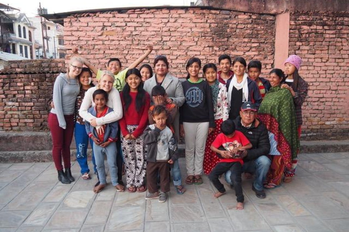 Inka has been visiting the Buddhist Child Home every year since she was a child.
