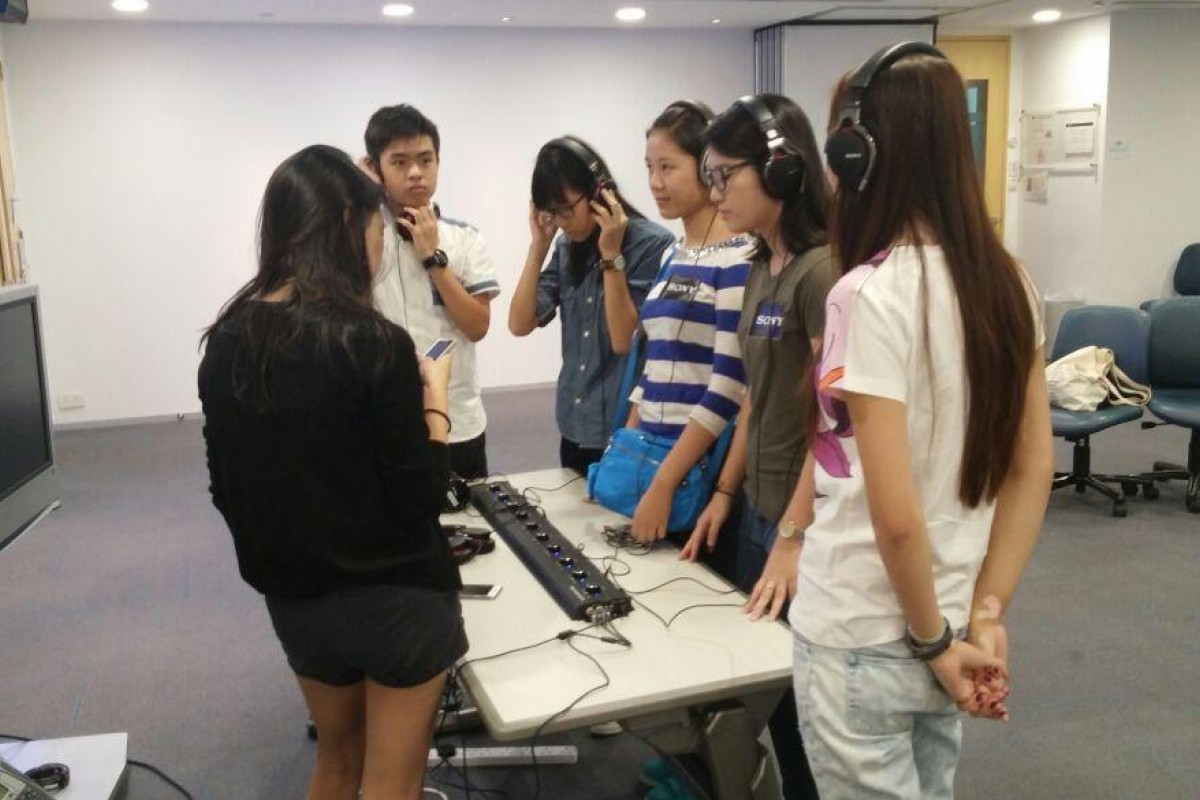 Young Post readers and junior reporters try out Sony's new high-resolution music player.