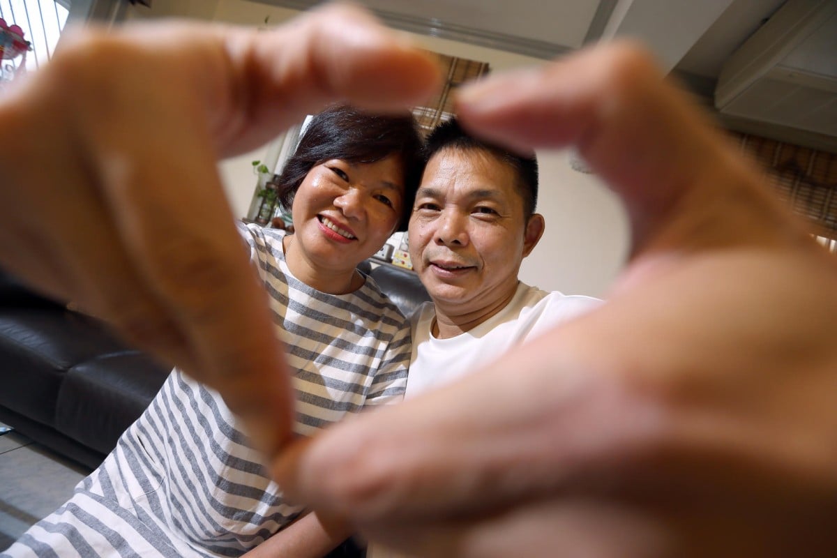 Chan Kwok-man (right) was in desperate need of a liver transplant when his wife Ho Sin-yee stepped in to donate two-thirds of her own healthy liver.
