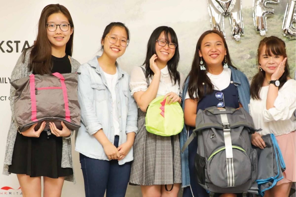 (L-R) Mandy, Audrey, Louisa, Abby, and Inez learned how difficult it is to start a business.