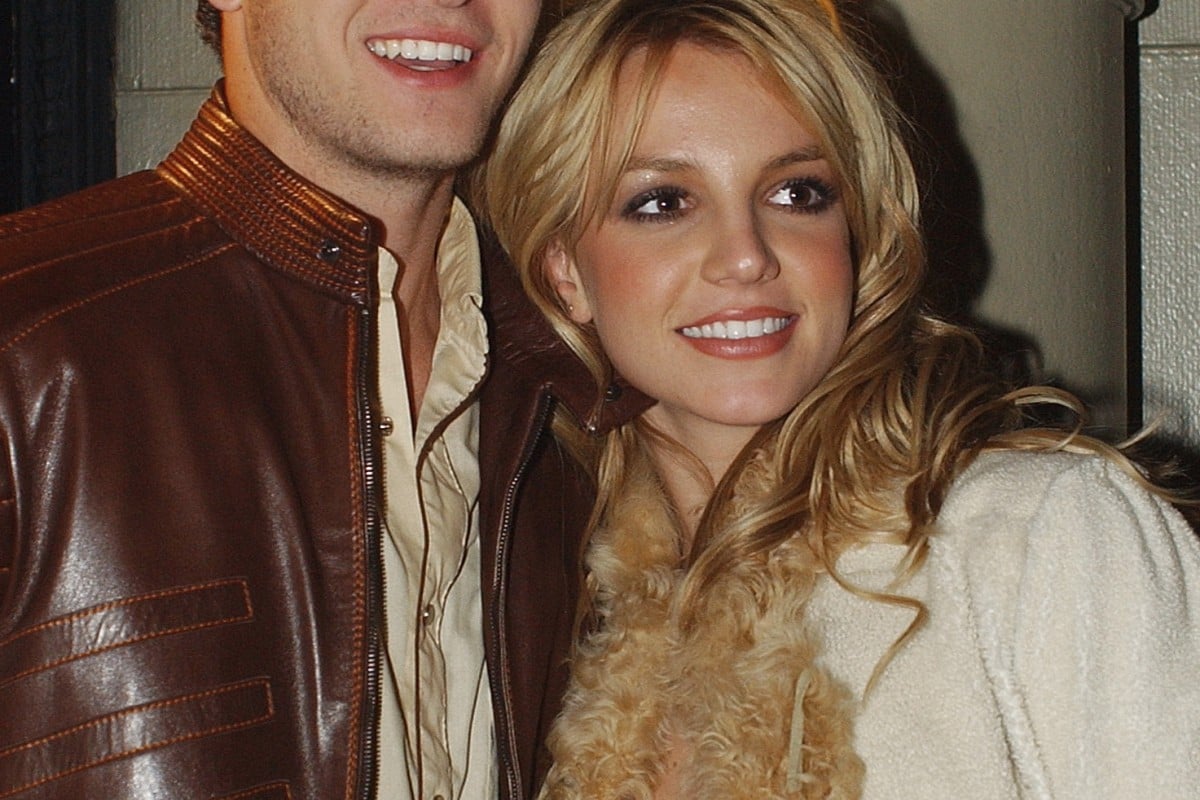 Justin and Britney during happier times in 2001