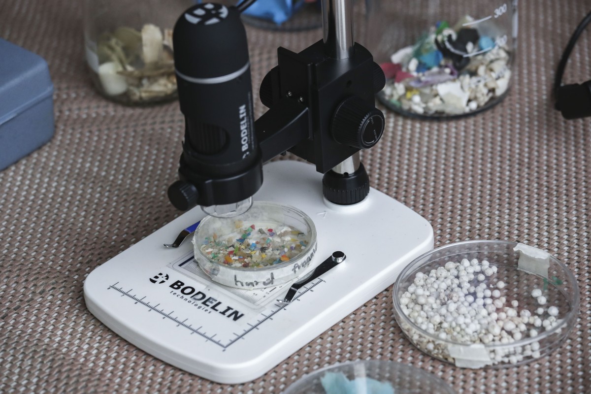 Microplastics such as plastic beads, fibres or fragments may be accumulating in human faeces.