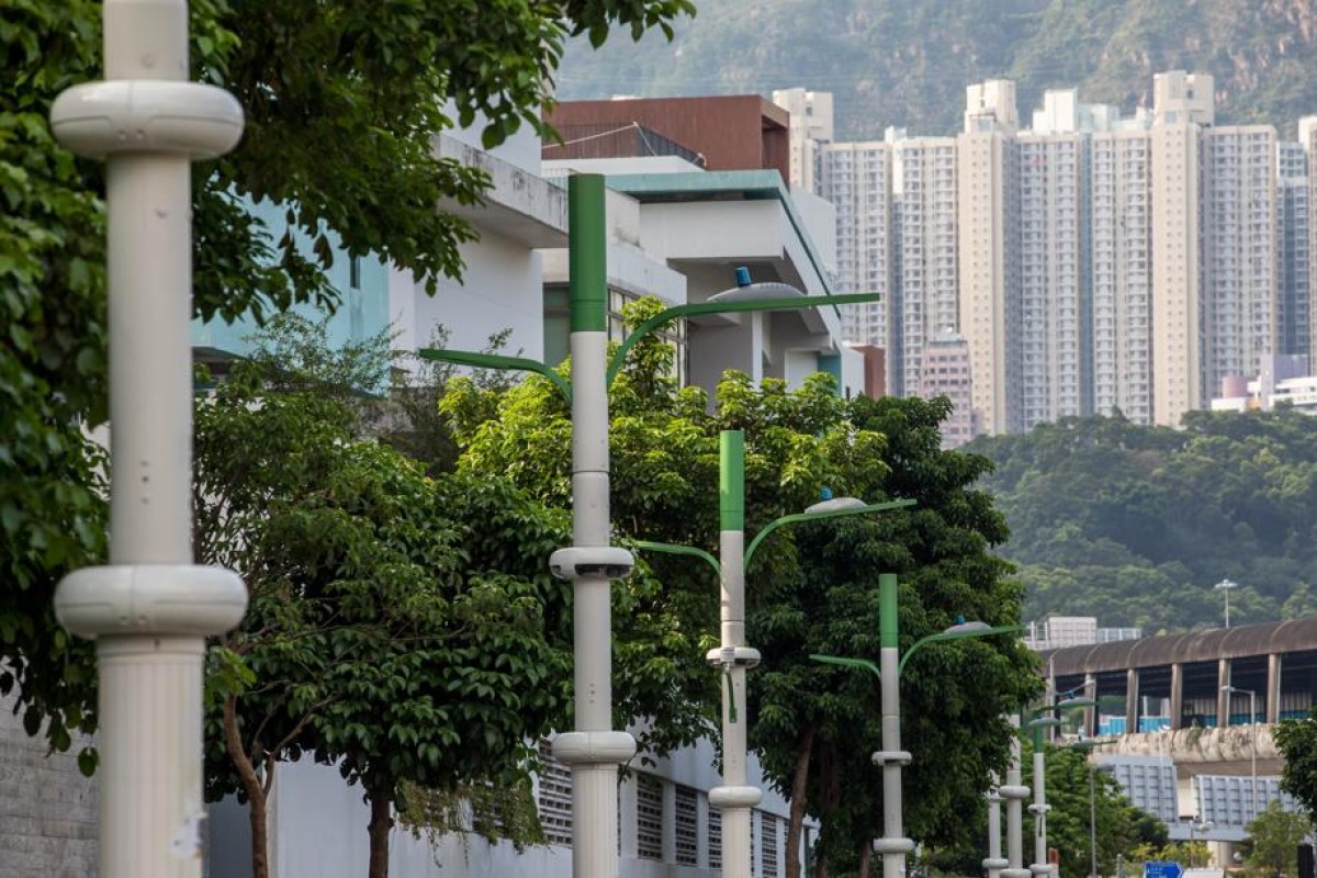 Around 50 smart lamp posts have already been installed in the Kwun Tong area, with 350 more meant to be rolled out over the next three years.