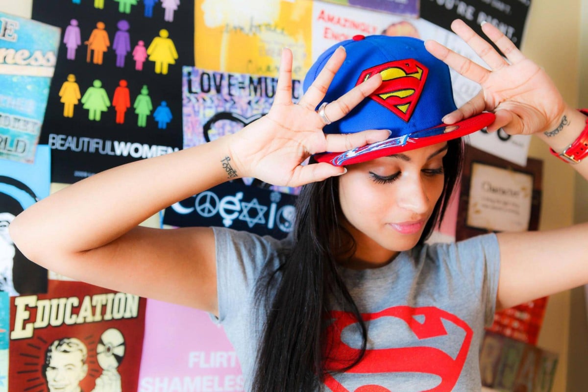 Lilly Singh shows us a little bit of her secret identity, a side you won't normally see on her YouTube channel.