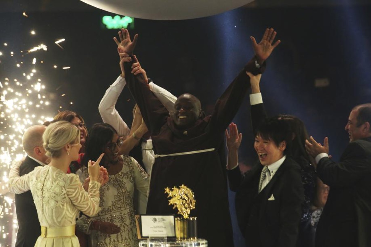 Peter Tabichi beat nine other finalists.