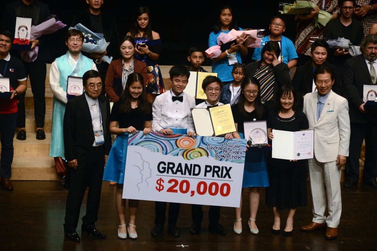 The choir was awarded a total prize of US$20,000.