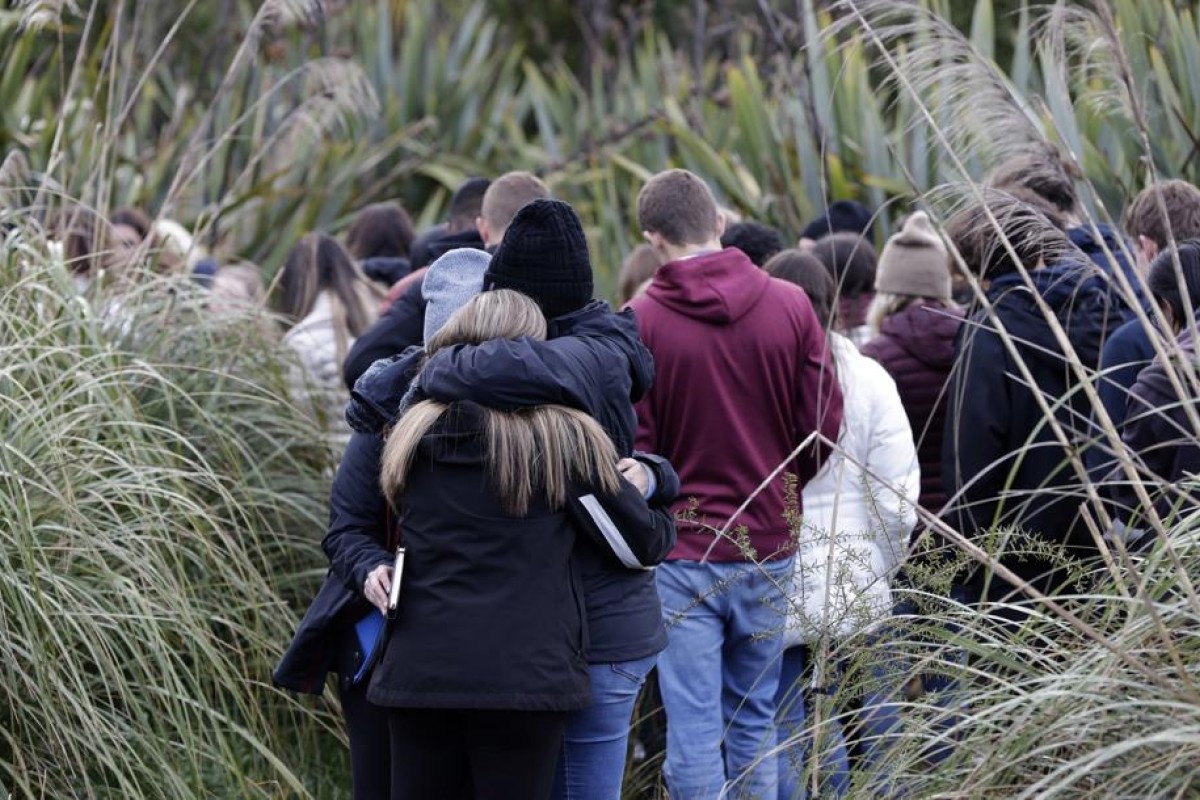 Survivors of the shooting at Marjory Stoneman Douglas High School took part in a tree-planting ceremony during a tour of New Zealand last month.