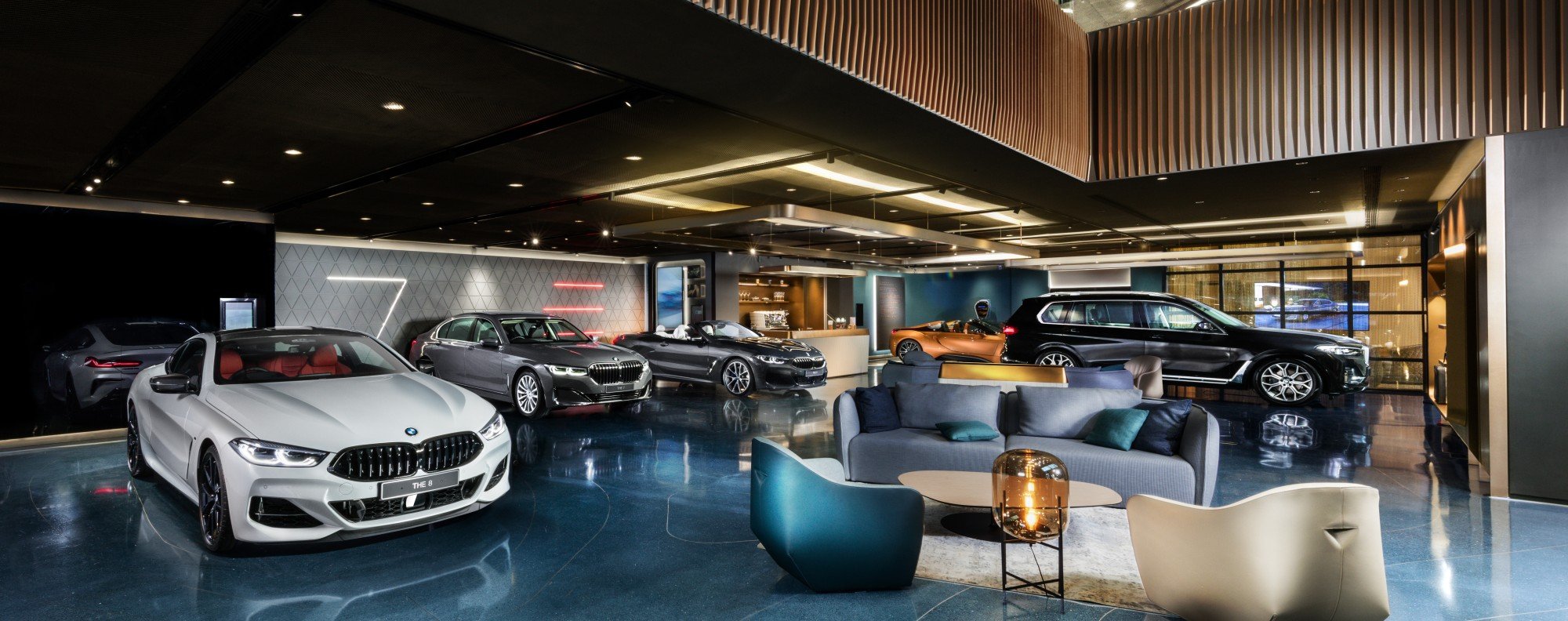 BMW's new flagship showroom for luxury cars — a meticulously