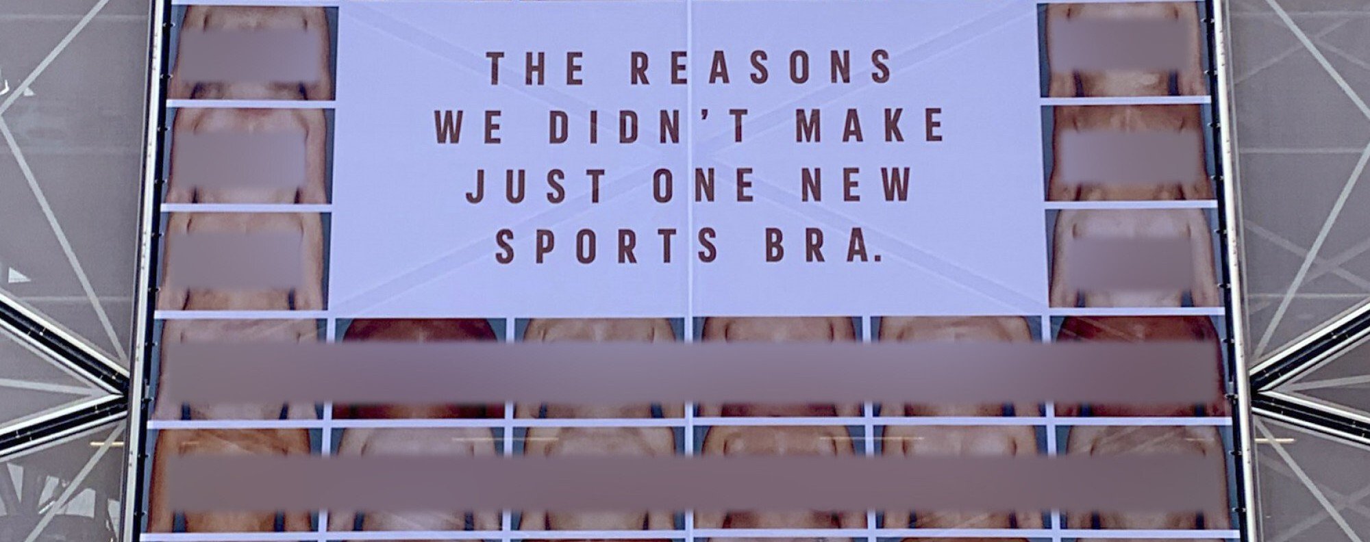 Adidas divides opinion with tweet of bare breasts in sports bra