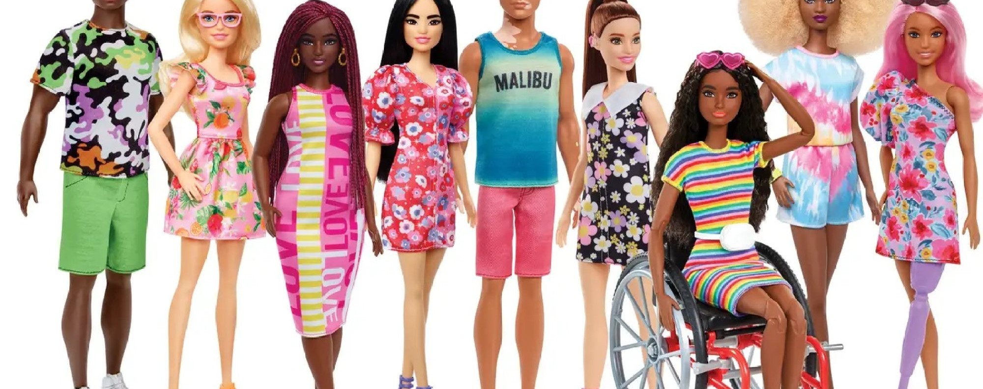 Barbie and Ken reflect body diversity with hearing aids colourful prosthetic limbs wheelchairs and skin conditions South China Morning Post