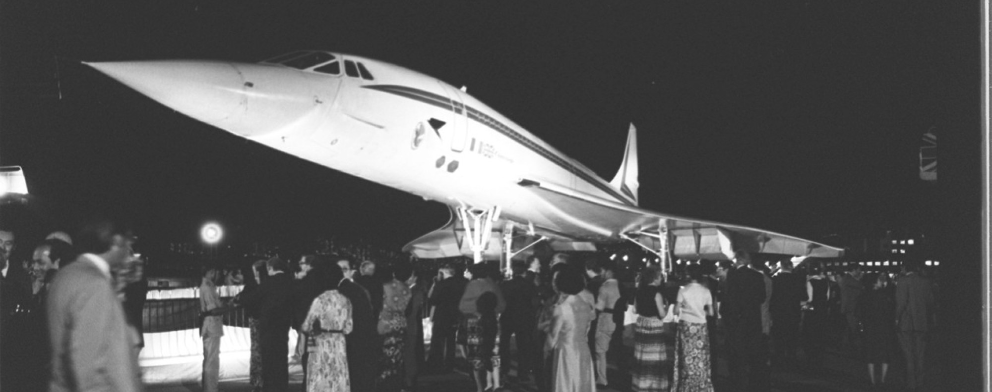 When Concorde first landed in Hong Kong, in November 1976
