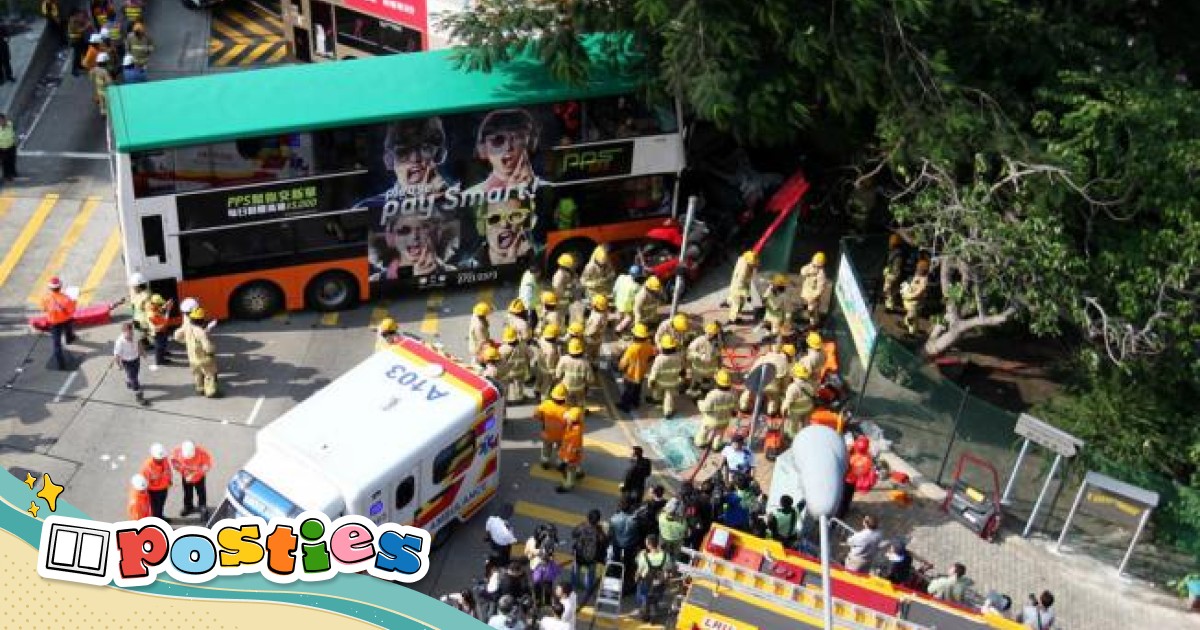 Lego bus crash sales