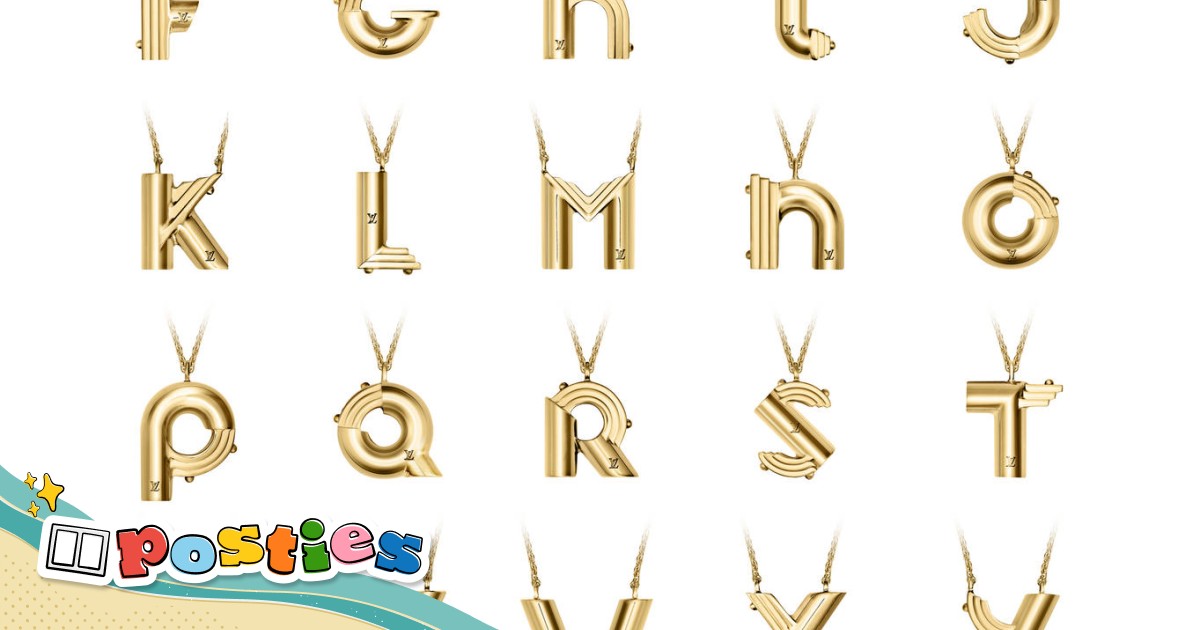 Louis Vuitton unveils redesigned alphabet pendant