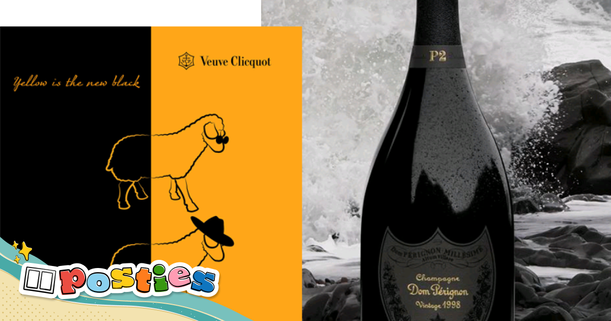 Dom Perignon and Veuve Clicquot celebrate vintages and Dom Perignon and Veuve Clicquot celebrate vintages and