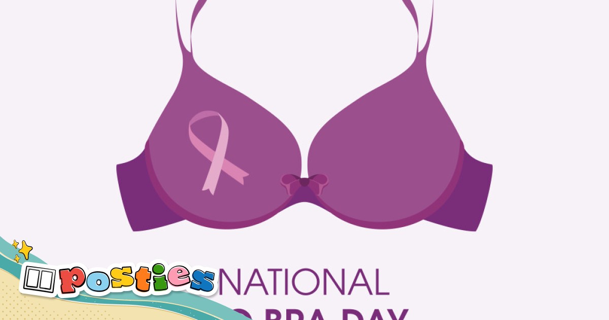 No Bra Day: a reminder to women to celebrate their breasts, get a cancer  screening and practise self-examination