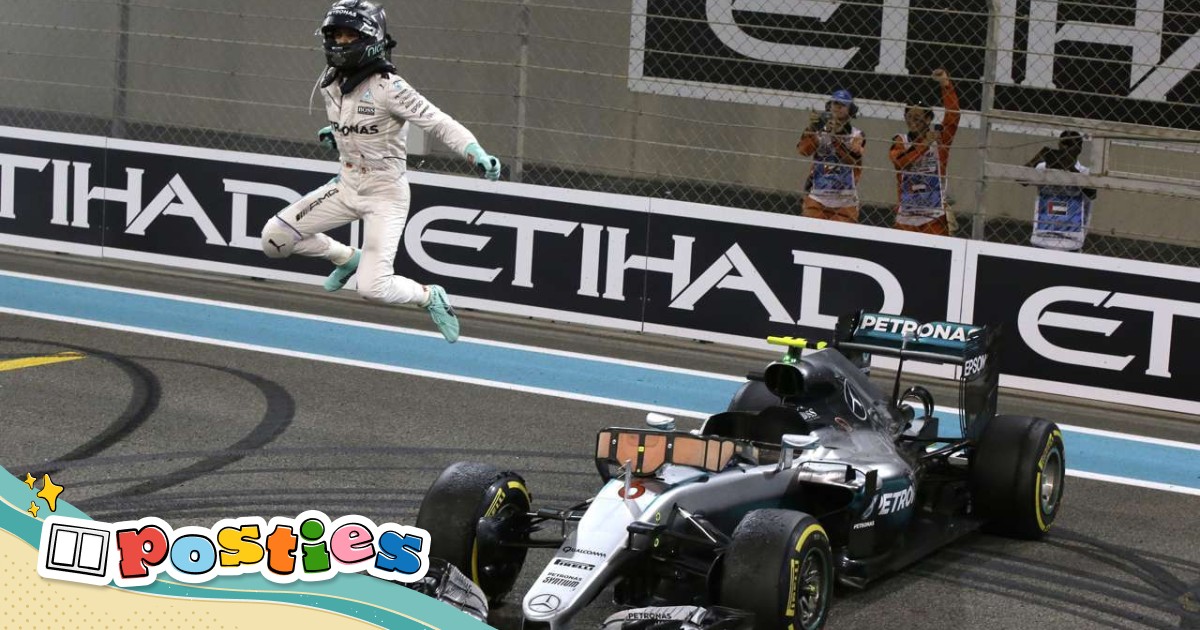 スポーツ選手 Nico Rosberg 2016 Mercedes Used Bottle Nico Rosberg 2016 Mercedes Used Bottle