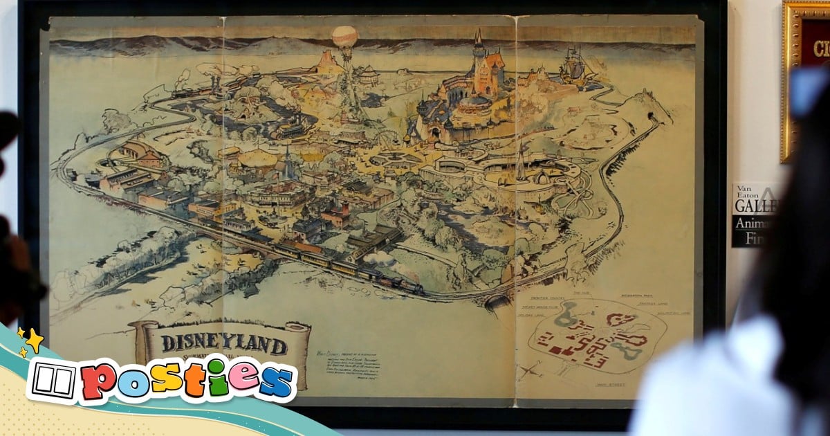 disneyland 1955 map