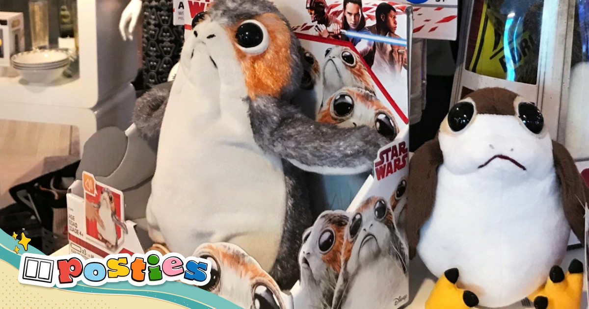 Giant porg plush deals