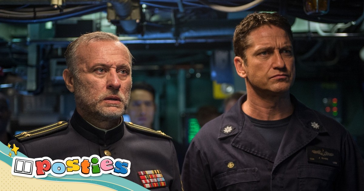 Hunter Killer film review Gerard Butler Gary Oldman in old