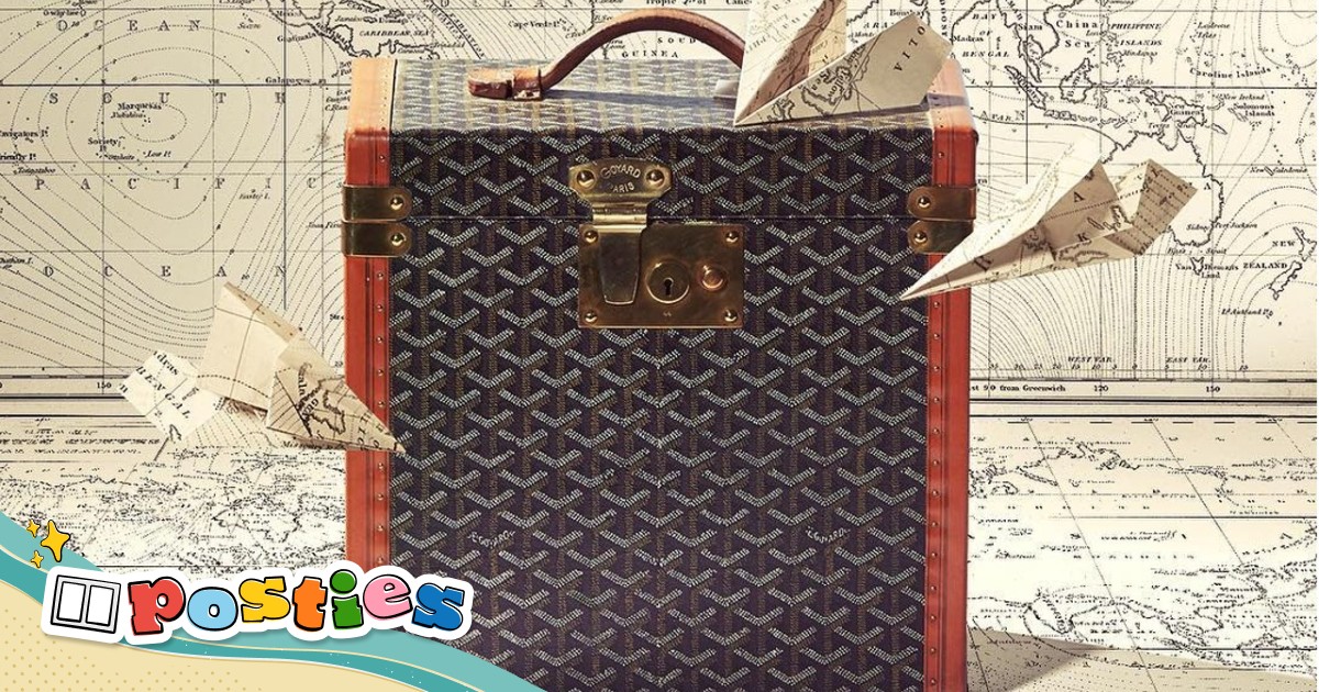 Capture the essence of Goyard with the Palace Trunk bag A genuine