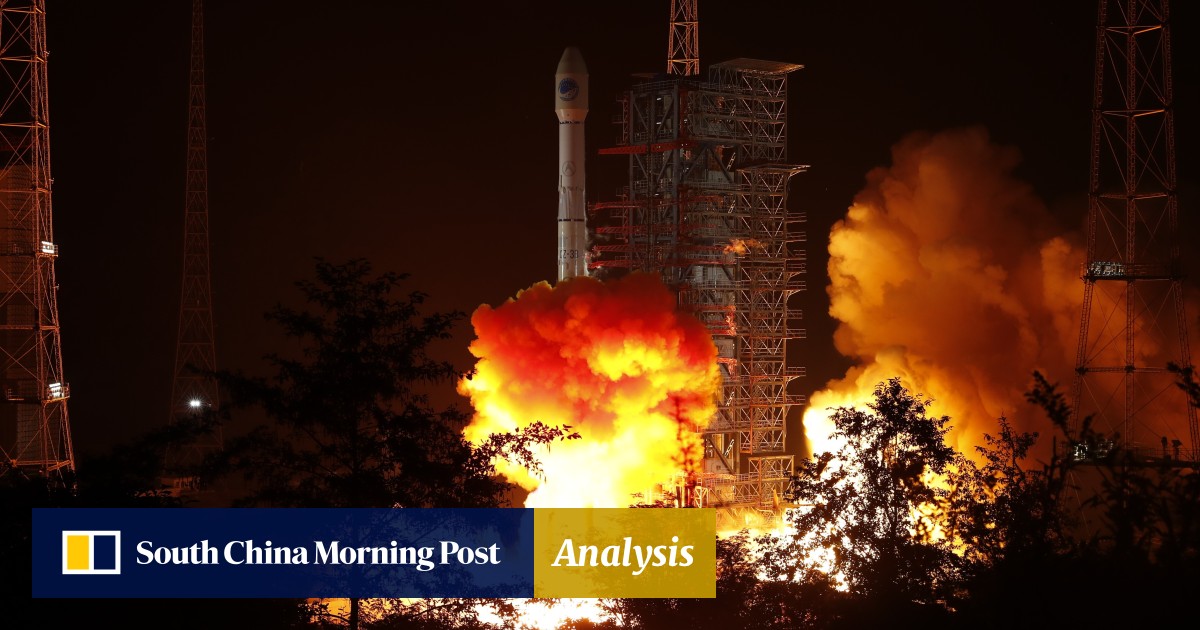 Chinese Long March 3b Rocket Fails During Launch Of Indonesian Satellite South China Morning Post