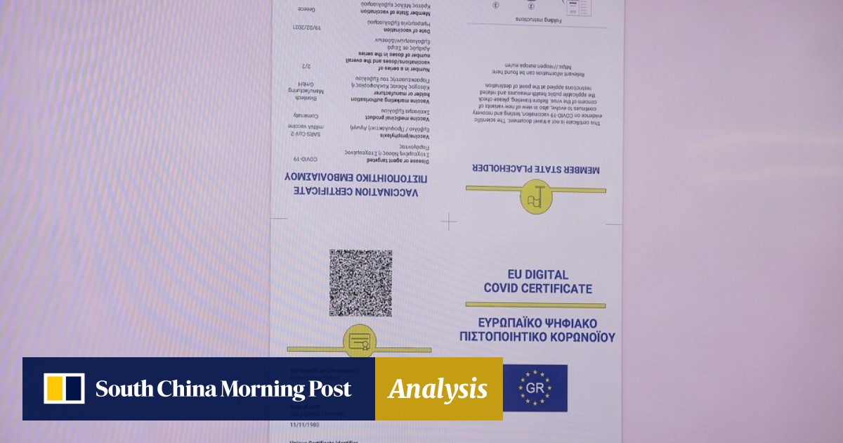 Covid 19 Vaccination Certificates For Travel Germany Greece Among First Eu Countries To Launch Them South China Morning Post