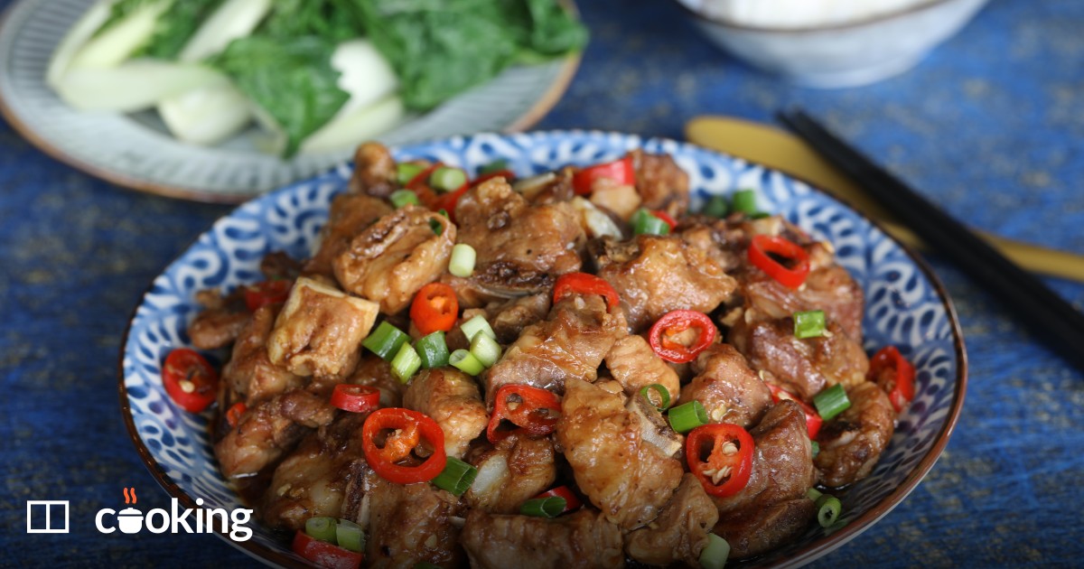 Easy Chinese steamed pork spare ribs with garlic and chilli - recipe