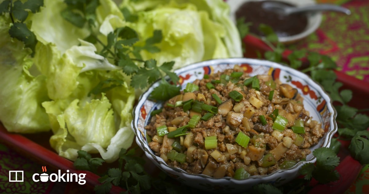 Chinese minced pork and vegetables in lettuce cups - recipe | SCMP Cooking