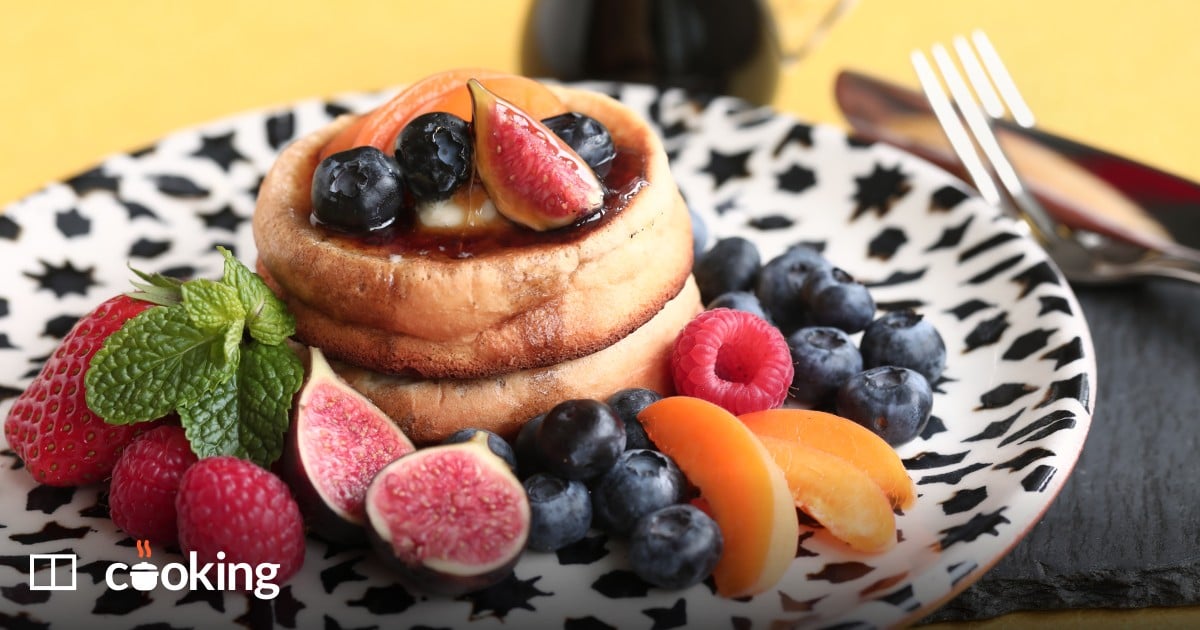 Japanese sour cream souffle pancakes recipe - for a special breakfast