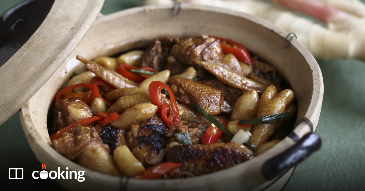Chicken braised with pickled ginger-image