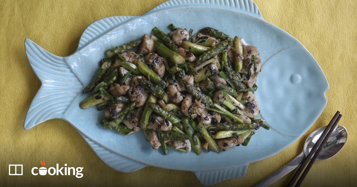 Fish fillets in black bean sauce-image