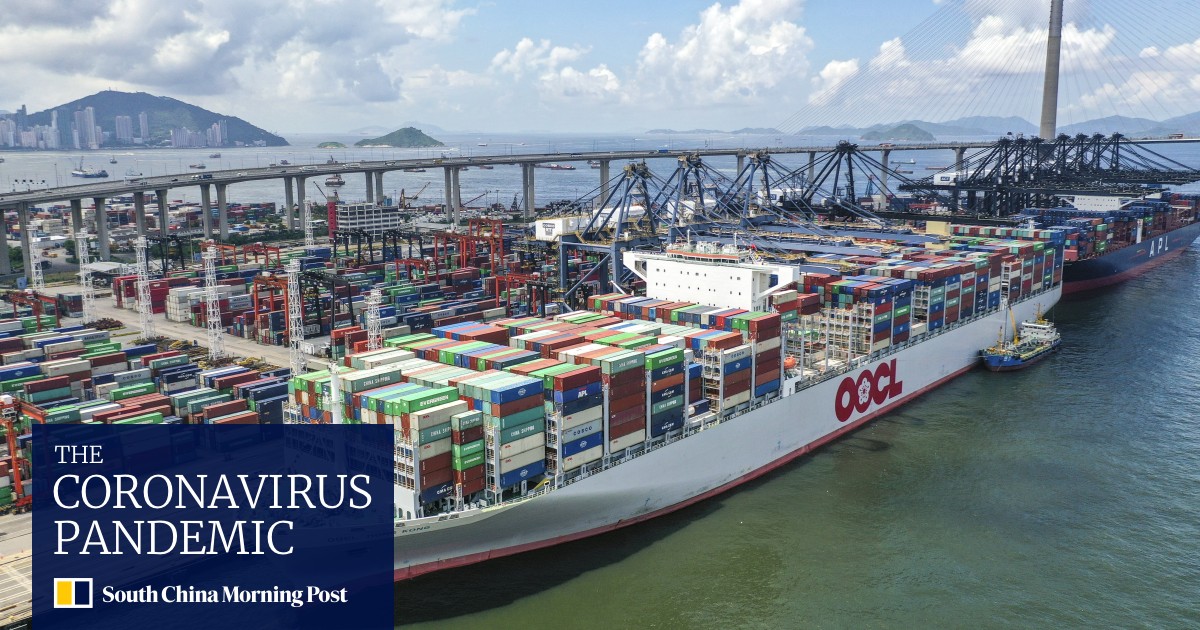 Arrival Of Oocl S Massive Cargo Container Vessel In Hong Kong Heralds China S Growing Power In Shipping South China Morning Post