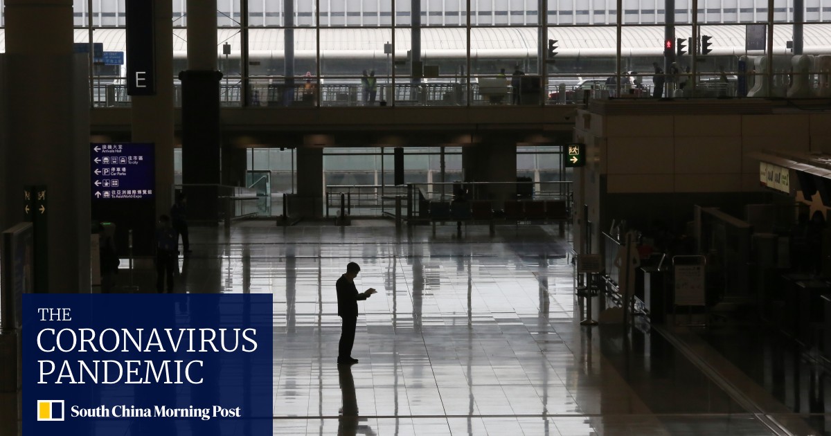 Coronavirus Hong Kong’s airport passenger volume nosedives 91 per cent