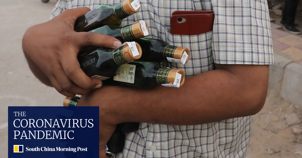 India’s resumption of alcohol sales during lockdown is fuelling a rise