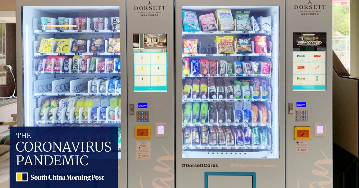Vending machines enjoy a boom in Hong Kong as coronavirus drives sales