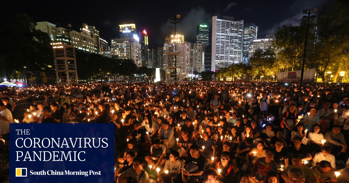 Coronavirus Police Ban Hong Kong S Tiananmen Vigil For Second Straight Year Citing Covid 19 Restrictions South China Morning Post Coronavirus Police Ban Hong Kong S Tiananmen Vigil For Second Straight Year Citing Covid 19 Restrictions South China Morning Post