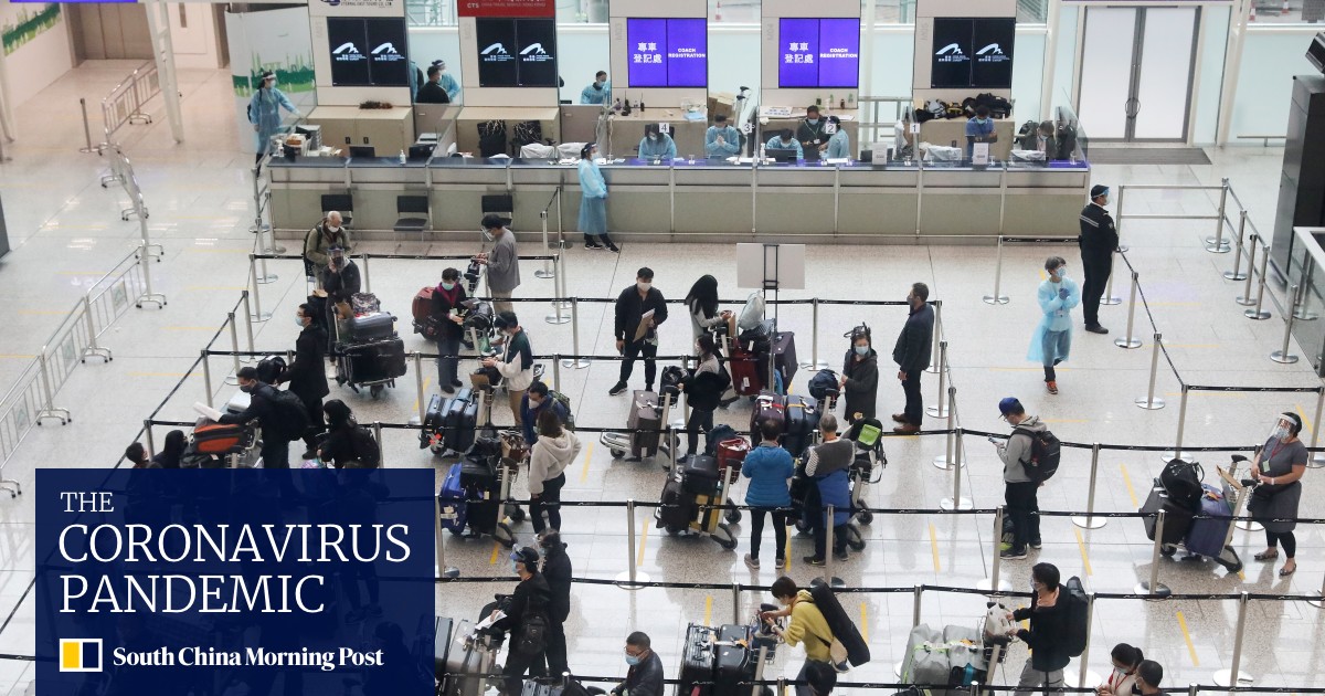 Coronavirus Hong Kong officials identify airport testing centre as