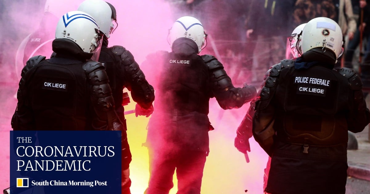 Europe sees fresh wave of protests, violence against Covid-19 ...