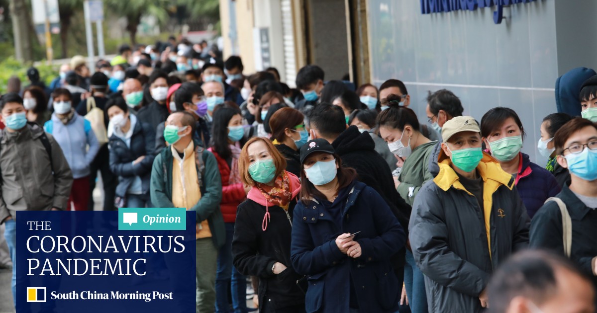 Coronavirus Desperate Scenes As 10 000 Queue For Masks At Hong