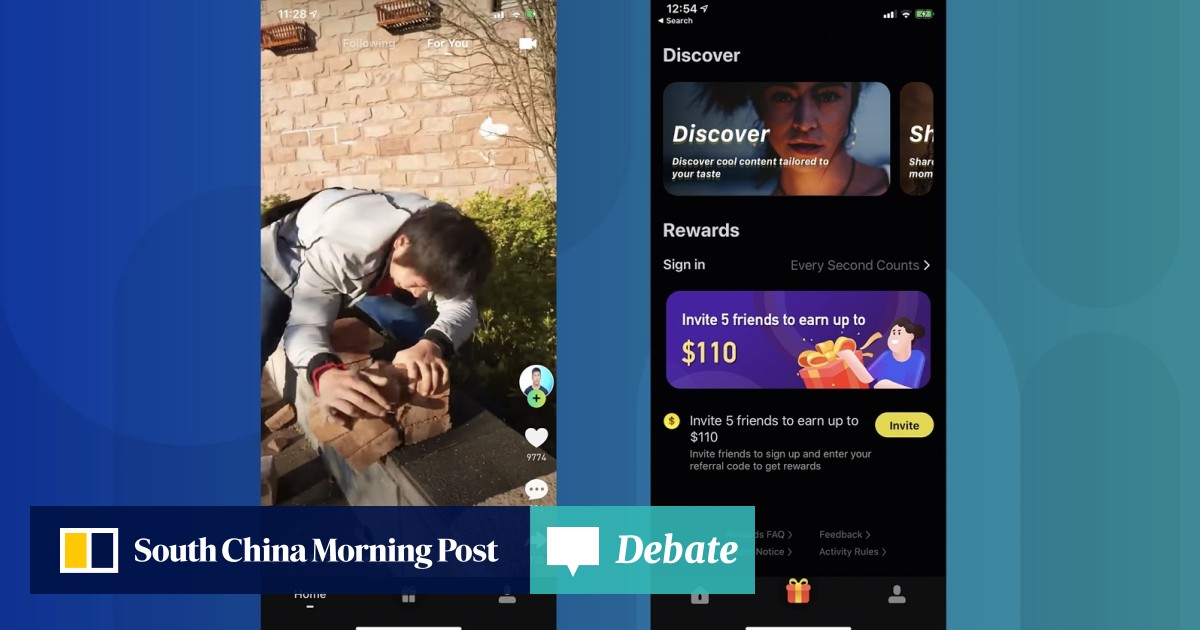 A TikTok clone is topping the charts by paying users to watch videos | South China Morning Post
