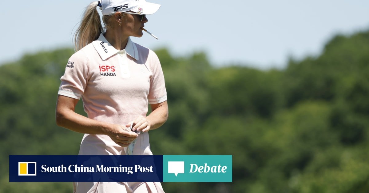 woman golfer who smokes cigarettes Is Charley Hull the 'John Daly of women's golf'? The glam English LPGA Tour  star went viral for smoking at the US Open and signing autographs, cig in  mouth – and rocks Fendi and YSL off the course
