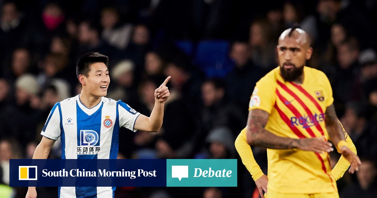 China Star Wu Lei S Barcelona Goal Makes History And Gives