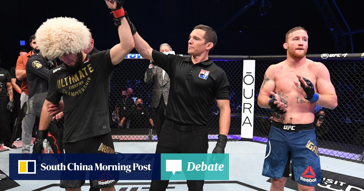 Ufc 254 Khabib Nurmagomedov Retires After Choking Out Justin Gaethje No Way I M Gonna Fight Without Father South China Morning Post