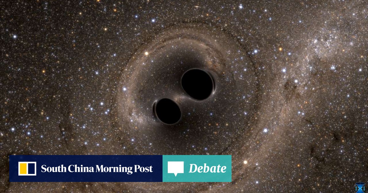 double black hole image