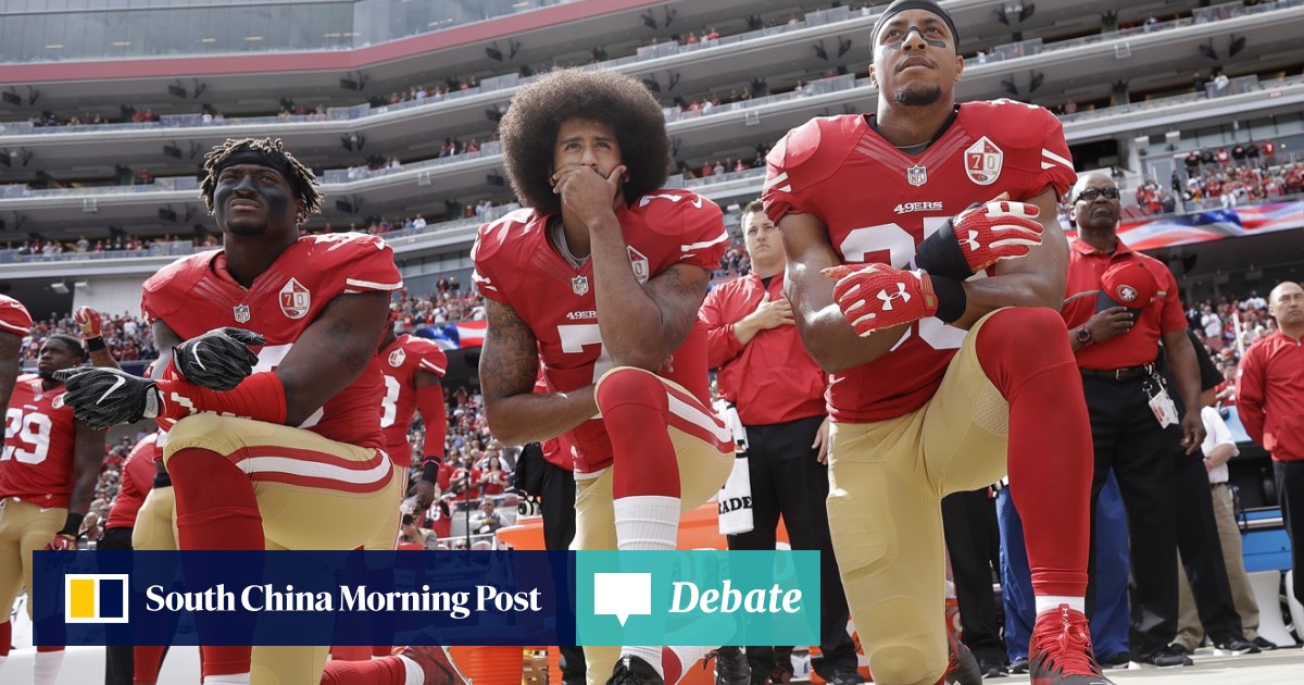 Nike kneeling national anthem sale
