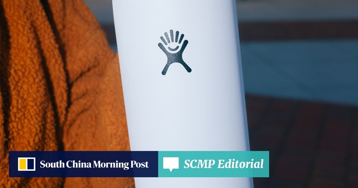 Hydro flask logo sales sticker
